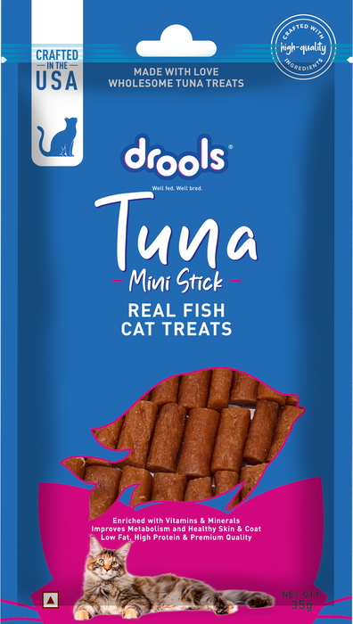 Drools Tuna Mini Sticks Treats for Cat