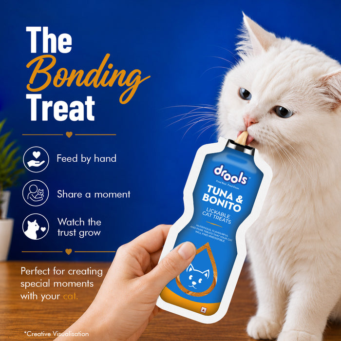 Drools Creamy Lickable Tuna & Bonito Treats for Cat