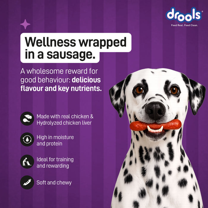 Drools Liver Sausages Treats for Dog