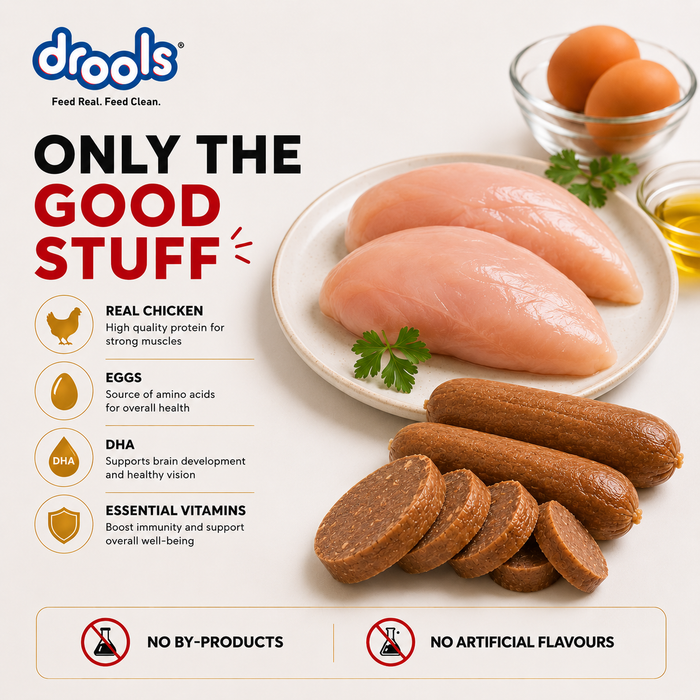 Drools 100% Real Chicken Sausage Treats for Dog
