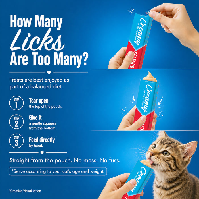 Drools Creamy Seafood Medley Sticks Treats for Cat