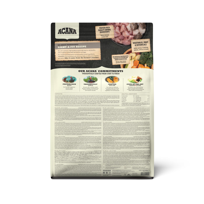 Acana Light and Fit Recipe Dry Dog Food