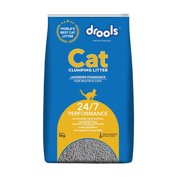 Drools Clumping Lavender Fragrance Cat Litter for Cat