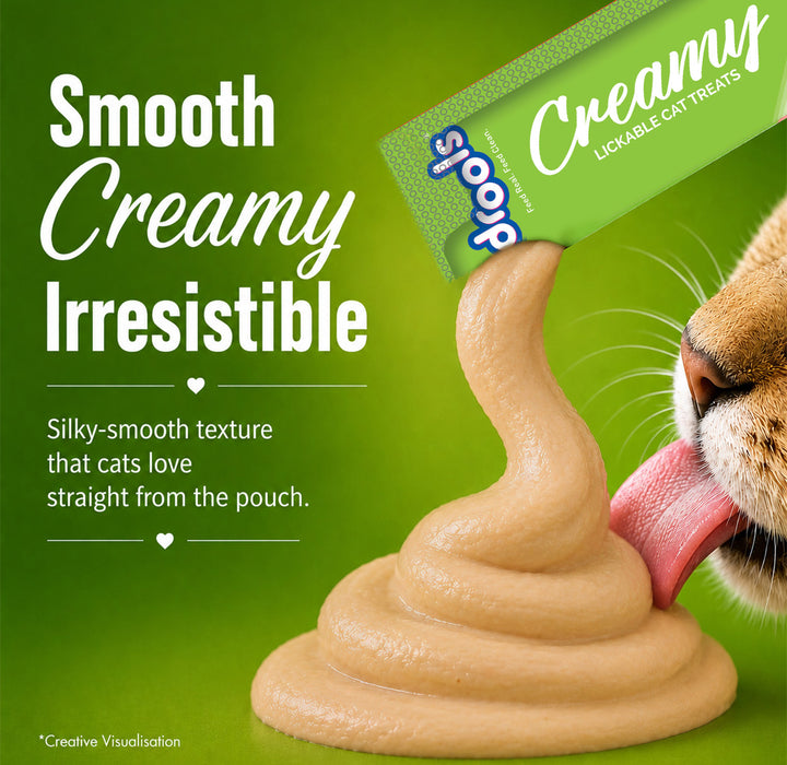 Drools Creamy Crab & Chicken Sticks Treats for Cat