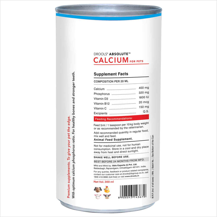 Drools Absolute Calcium Syrup for Dog