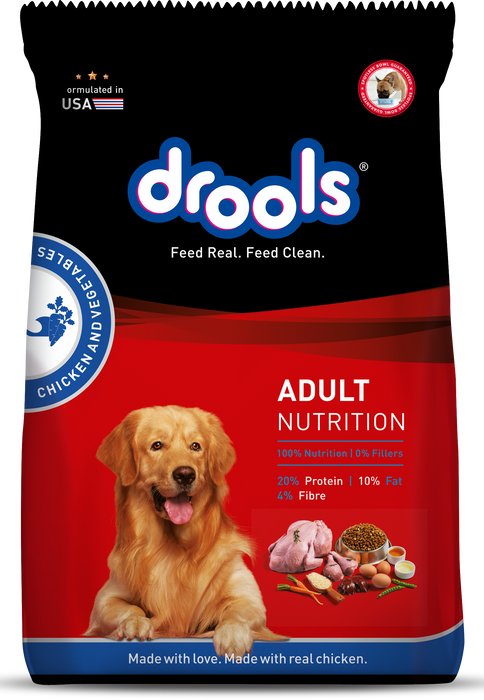 Drools Adult Nutrition Chicken and Veg Food for Dog