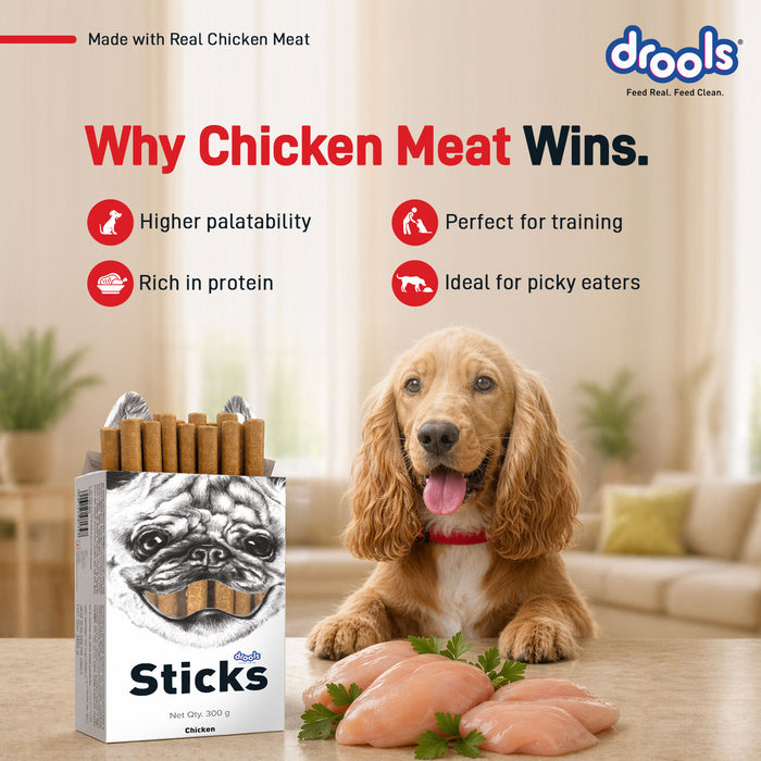 Drools Chicken Sticks Treats for Dog