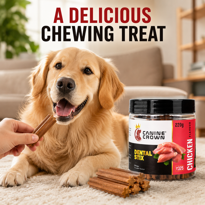 Canine Crown Chicken Dental Stix for Dogs