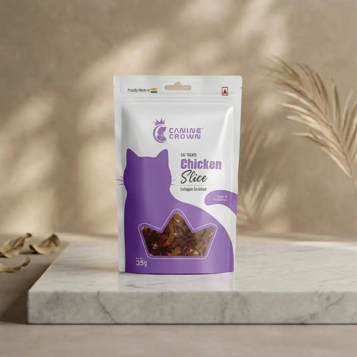 Canine Crown Chicken Slice Treats for Cat