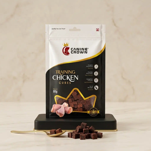 Canine Crown Training Chicken Cubes Treat Sticks for Cat