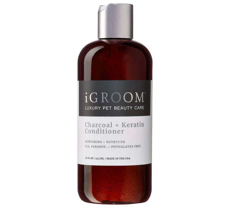 iGroom Charcoal + Keratin Pet Conditioner