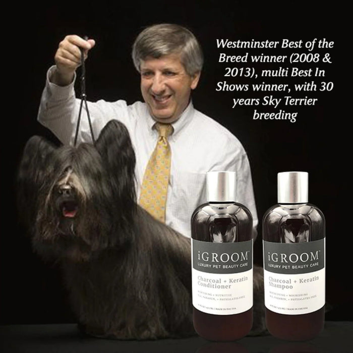 iGroom Charcoal + Keratin Pet Conditioner