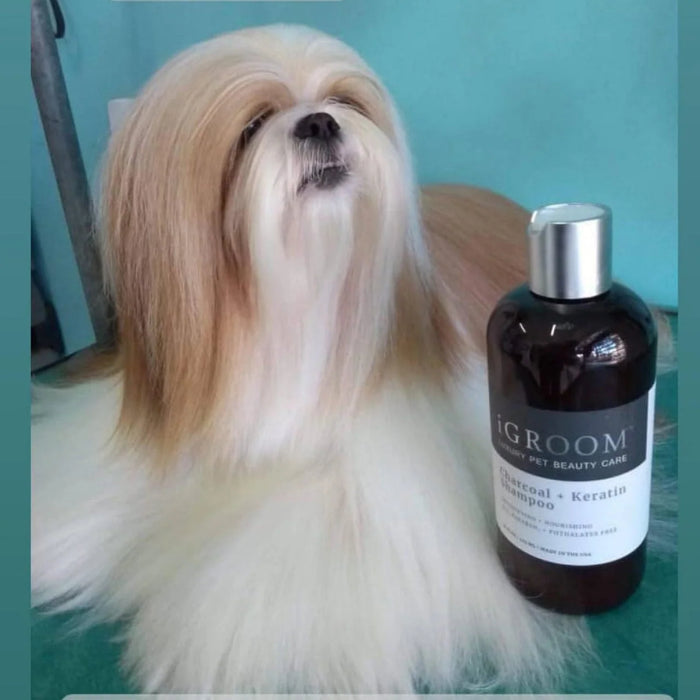 iGroom Charcoal + Keratin Pet Shampoo