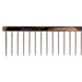 Chris Christensen Fine X-Coarse Greyhound Style Dog Grooming Comb