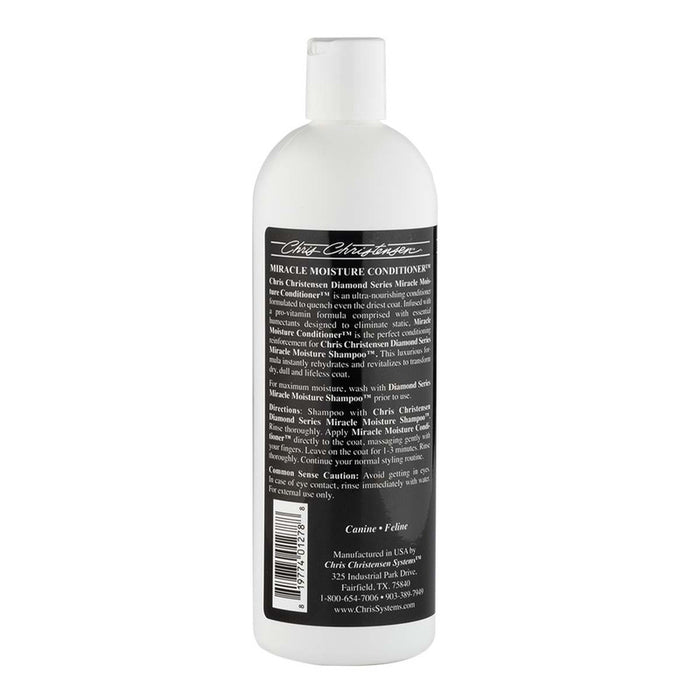 Chris Christensen Diamond Series Miracle Moisture Conditioner for Dogs and Cats product packaging