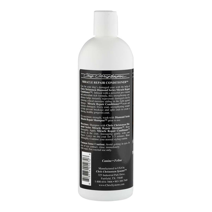 Chris Christensen Diamond Series Miracle Repair Conditioner for Dogs and Cats product packaging
