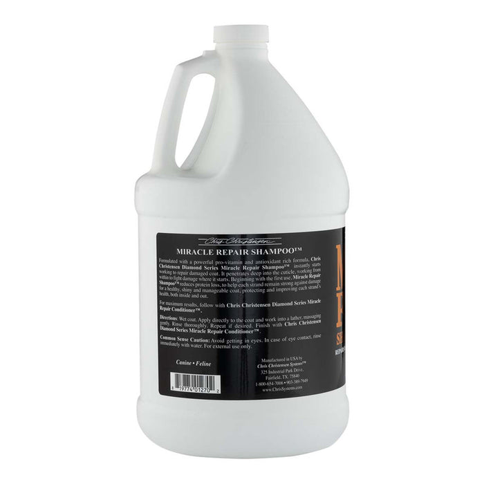 Chris Christensen Diamond Series Miracle Repair Shampoo for Dogs and Cats pet grooming product