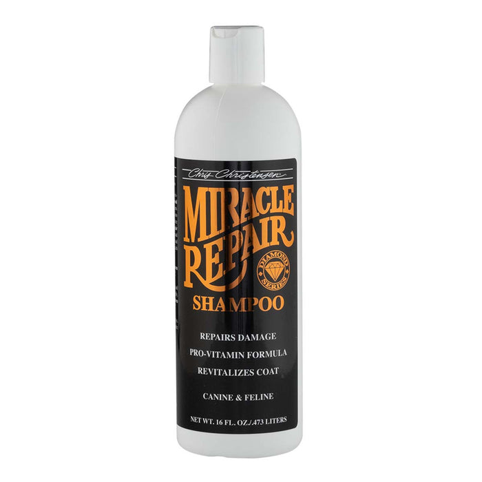 Chris Christensen Diamond Series Miracle Repair Shampoo for Dogs and Cats bottle front view