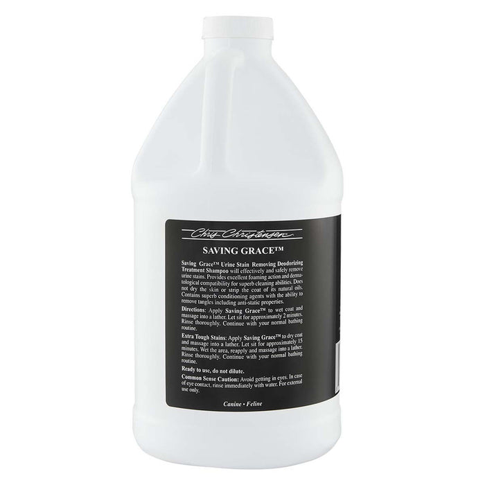 Chris Christensen Saving Grace Urine Stain Removing Shampoo pet grooming product