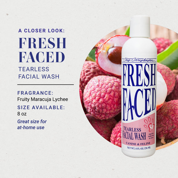 Chris Christensen Fresh Faced Tearless Facial Wash for Dogs