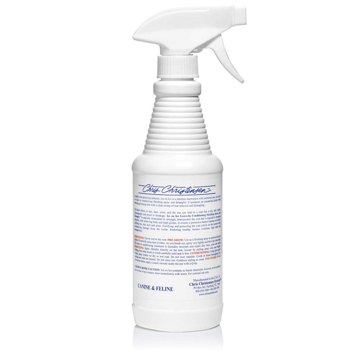 Chris Christensen Ice on Ice Detangling and Finishing Spray for Dogs