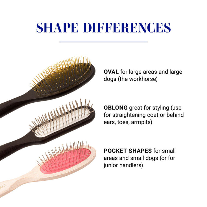 Chris Christensen Original Series Oblong Pin Brushes for Dogs and Cats