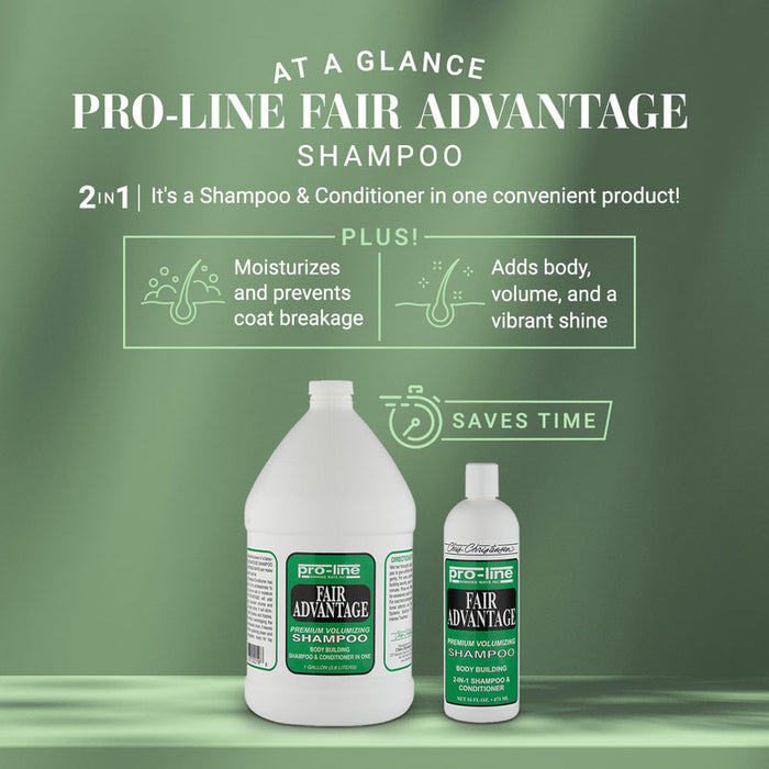 Chris Christensen Pro-Line Fair Advantage Shampoo for Dogs bottle label