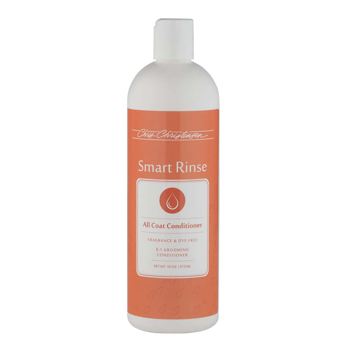 Chris Christensen Smart Rinse Hypoallergenic All Coat Conditioner for Dogs and Cats bottle front view