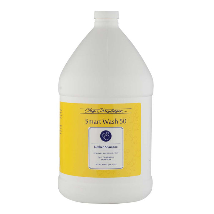 Chris Christensen Smart Wash50 De-Shed Shampoo for Dogs and Cats