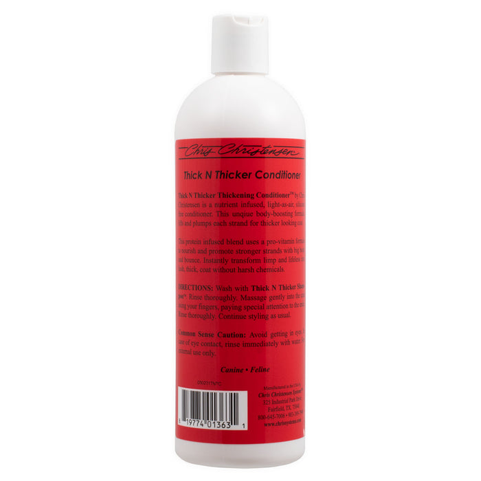 Chris Christensen Thick N Thicker Thickening Conditioner for Dogs product packaging