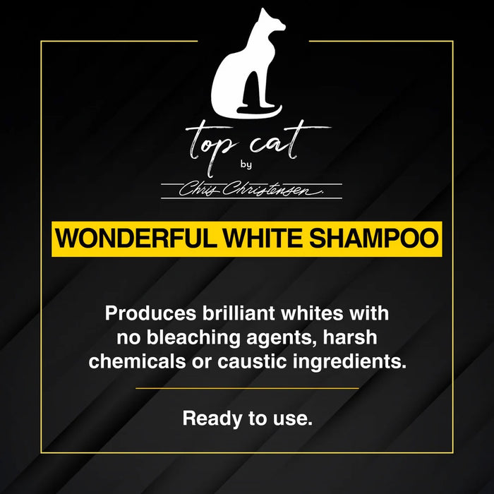 Chris Christensen Top Cat Wonderful White Shampoo for Cat