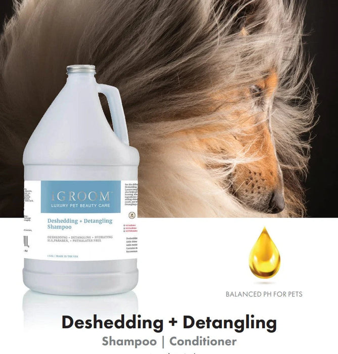 iGroom Deshedding + Detangling Pet Shampoo