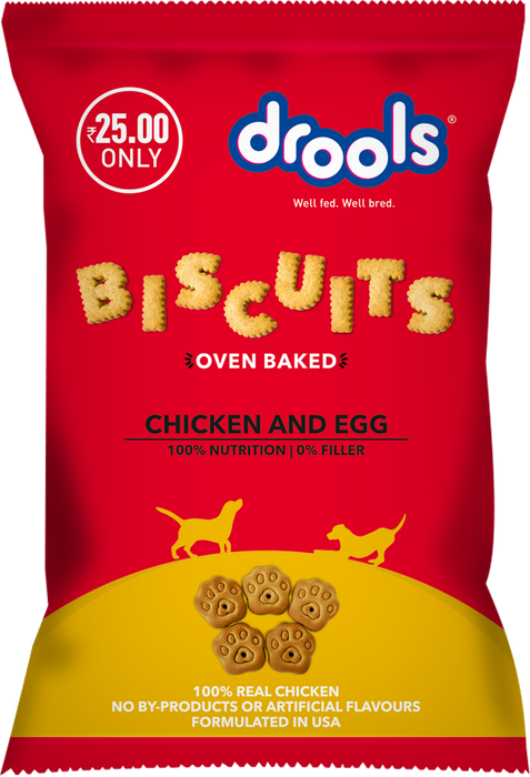 Drools Biscuit Laddi Treats for Dog