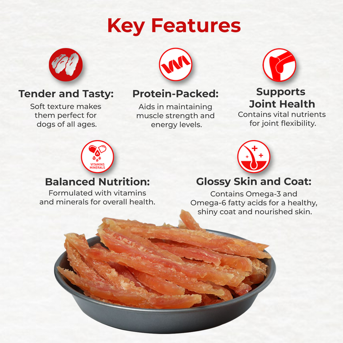 Drools Chicken Roast Strips Treats for Dog