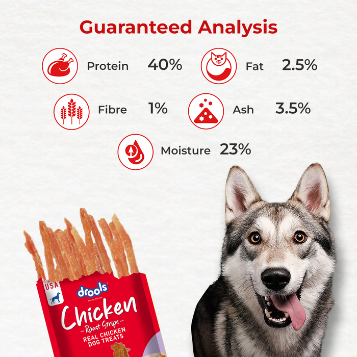Drools Chicken Roast Strips Treats for Dog