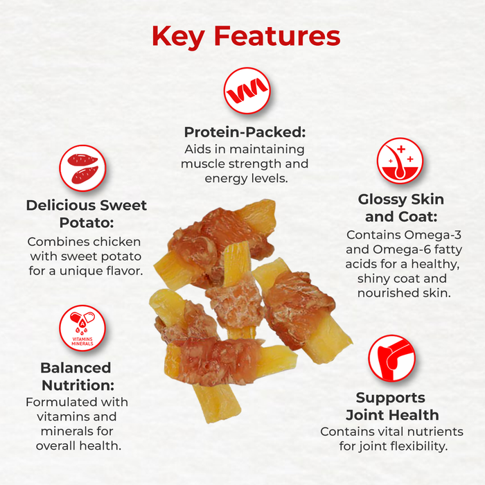 Drools Sweet Potato Twined Treats for Dog