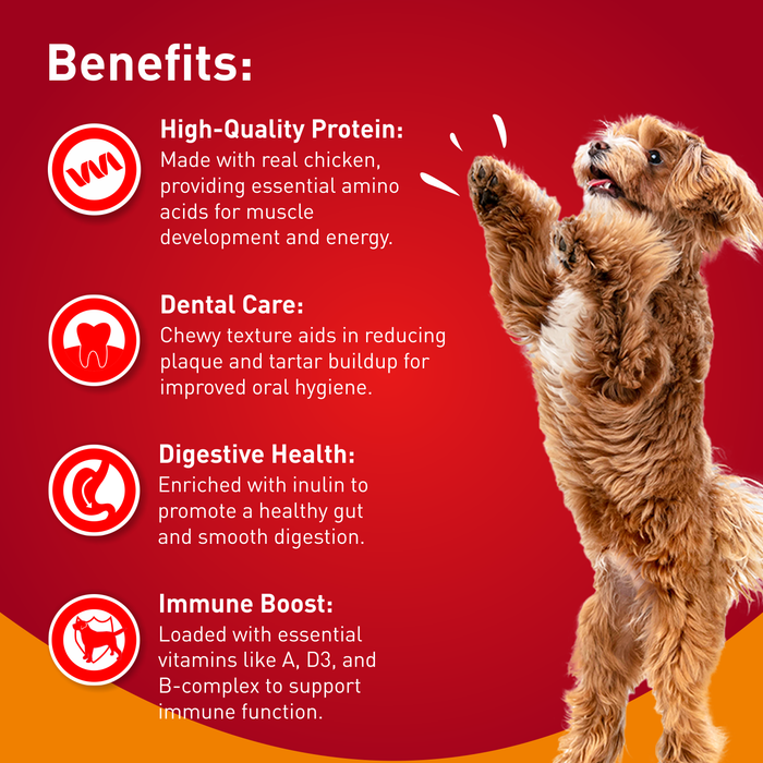 Drools Real Chicken Flavor Treats Sticks for Dog