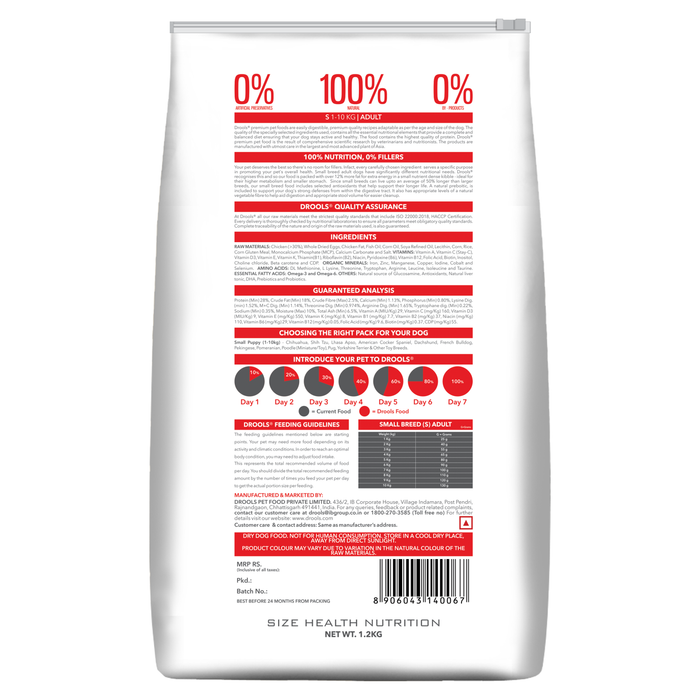 Drools Small Breed Adult Food for Dog