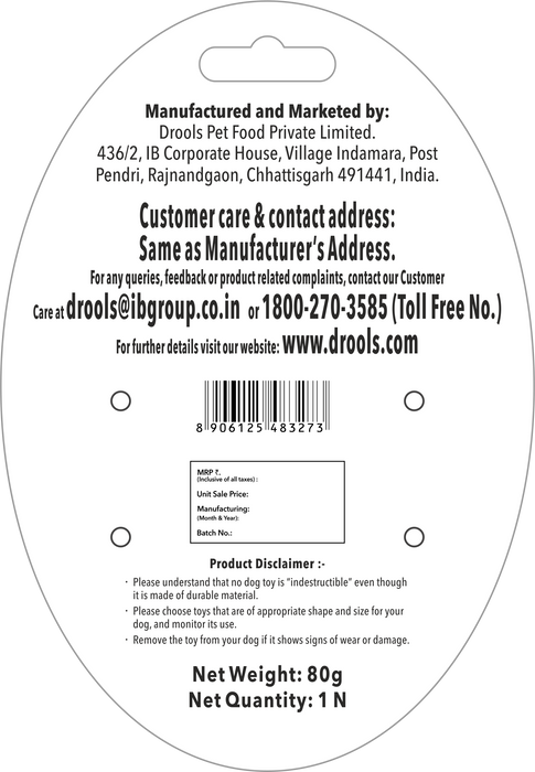 Drools Spike Bone Toy for Dog