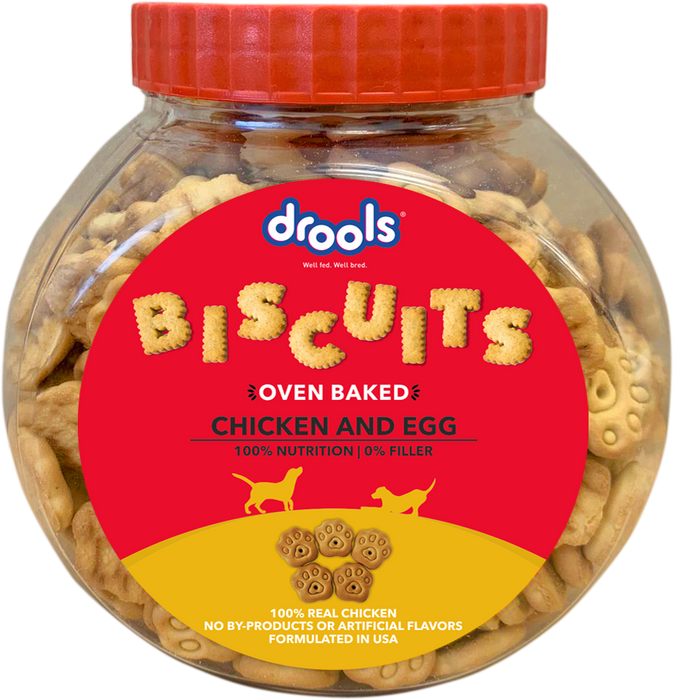 Drools Chicken and Egg Biscuit Treats for Dog