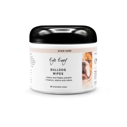 Eye Envy Tear Stain Remover Wipes Bulldog