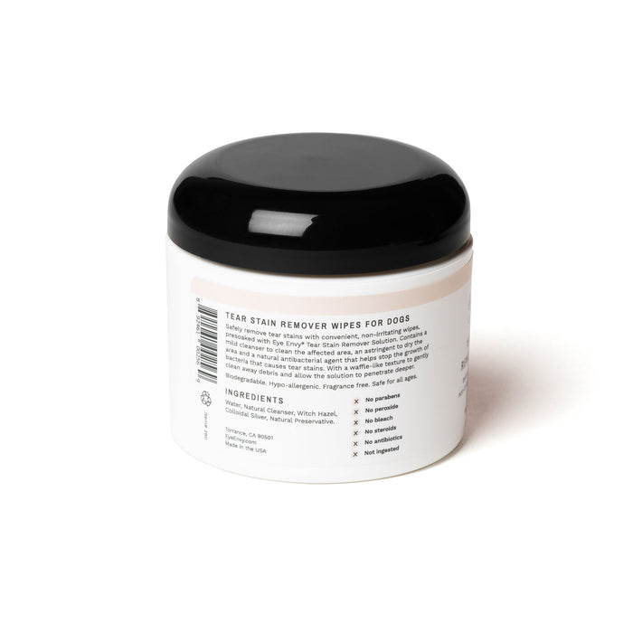 Eye Envy Tear Stain Cleaning Wipes for Dogs