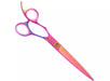 Groom Professional Luminosa Left Straight Scissor Rainbow Finish