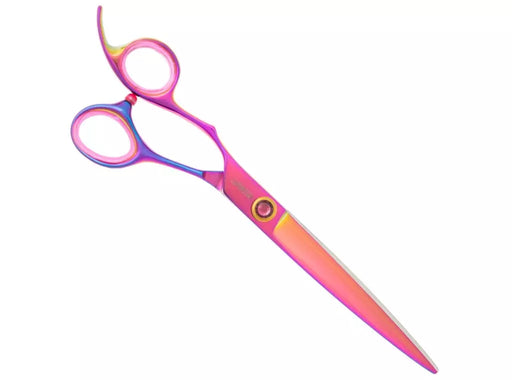 Groom Professional Luminosa Left Straight Scissor Rainbow Finish