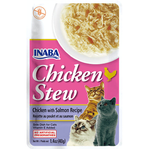 Inaba Chicken Stew Chicken with Salmon Recipe cat wet food