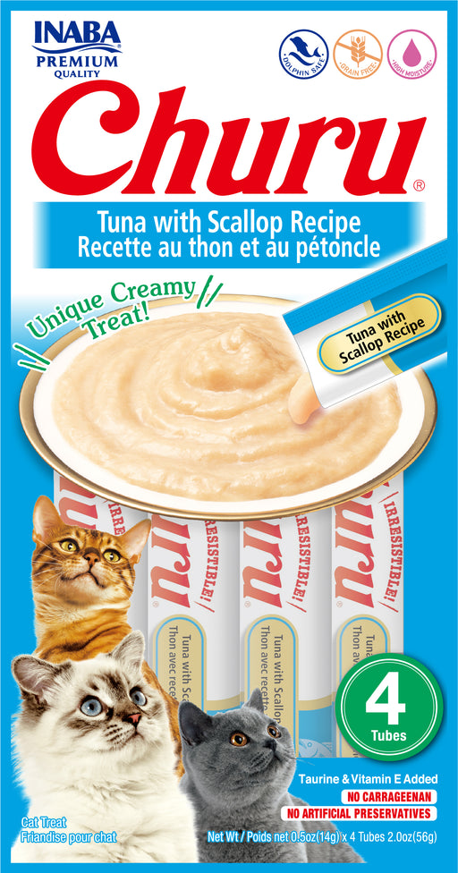 Inaba Churu Tuna With Scallop Recipe cat treat