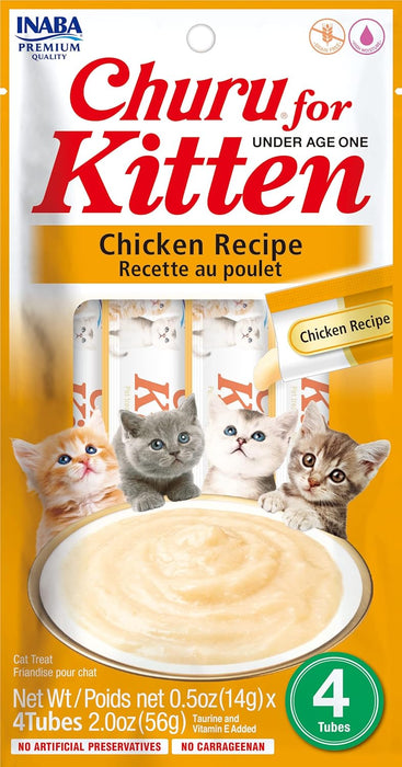 Inaba Churu for Kitten Chicken Recipe cat treat