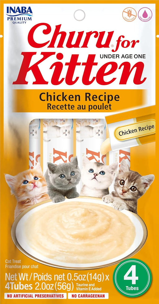 Inaba Churu for Kitten Chicken Recipe cat treat