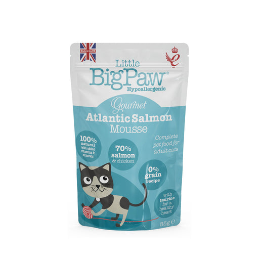 Little Big Paw Gourmet Atlantic Salmon Mousse for Cats