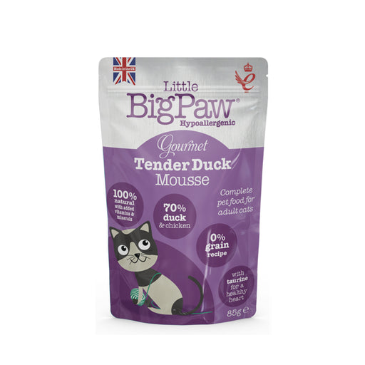 Little Big Paw Gourmet Tender Duck Mousse for Cats